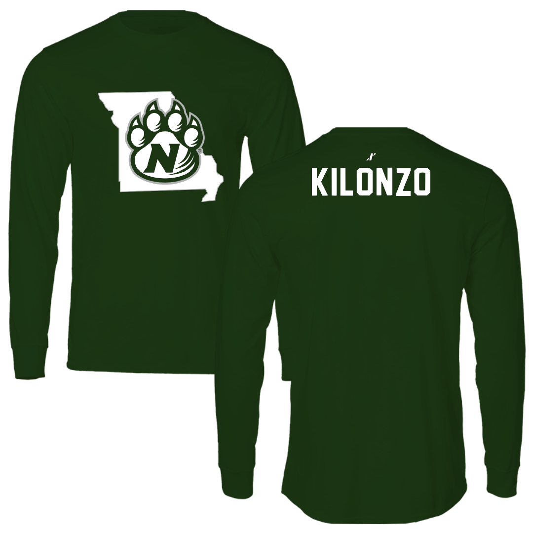 Northwest Missouri State University TF and XC Forest Green State Long Sleeve - Nick Kilonzo