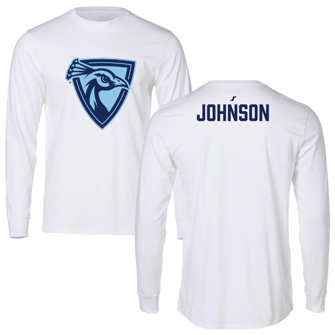 Upper Iowa University Wrestling White Performance Long Sleeve - Rio Johnson