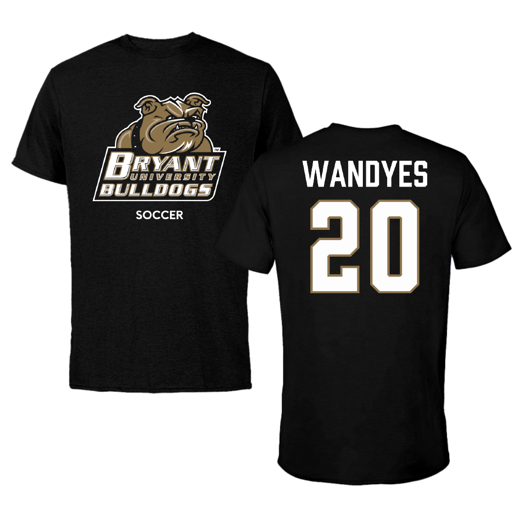 Bryant University Soccer (W) Black Tee - #20 Kelsie Wandyes