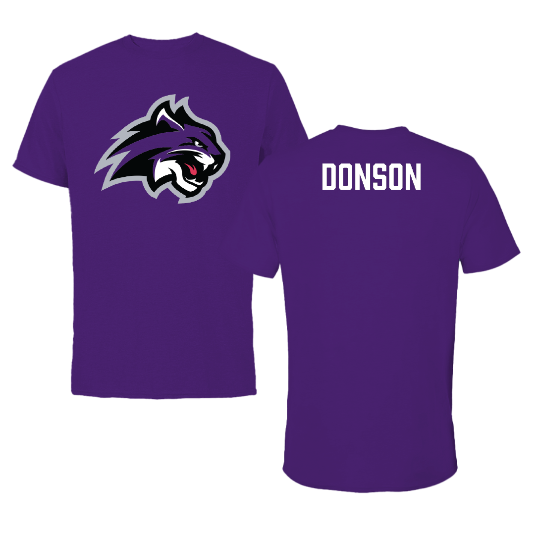 Wiley University TF and XC Purple Performance Tee - Jaylon Donson