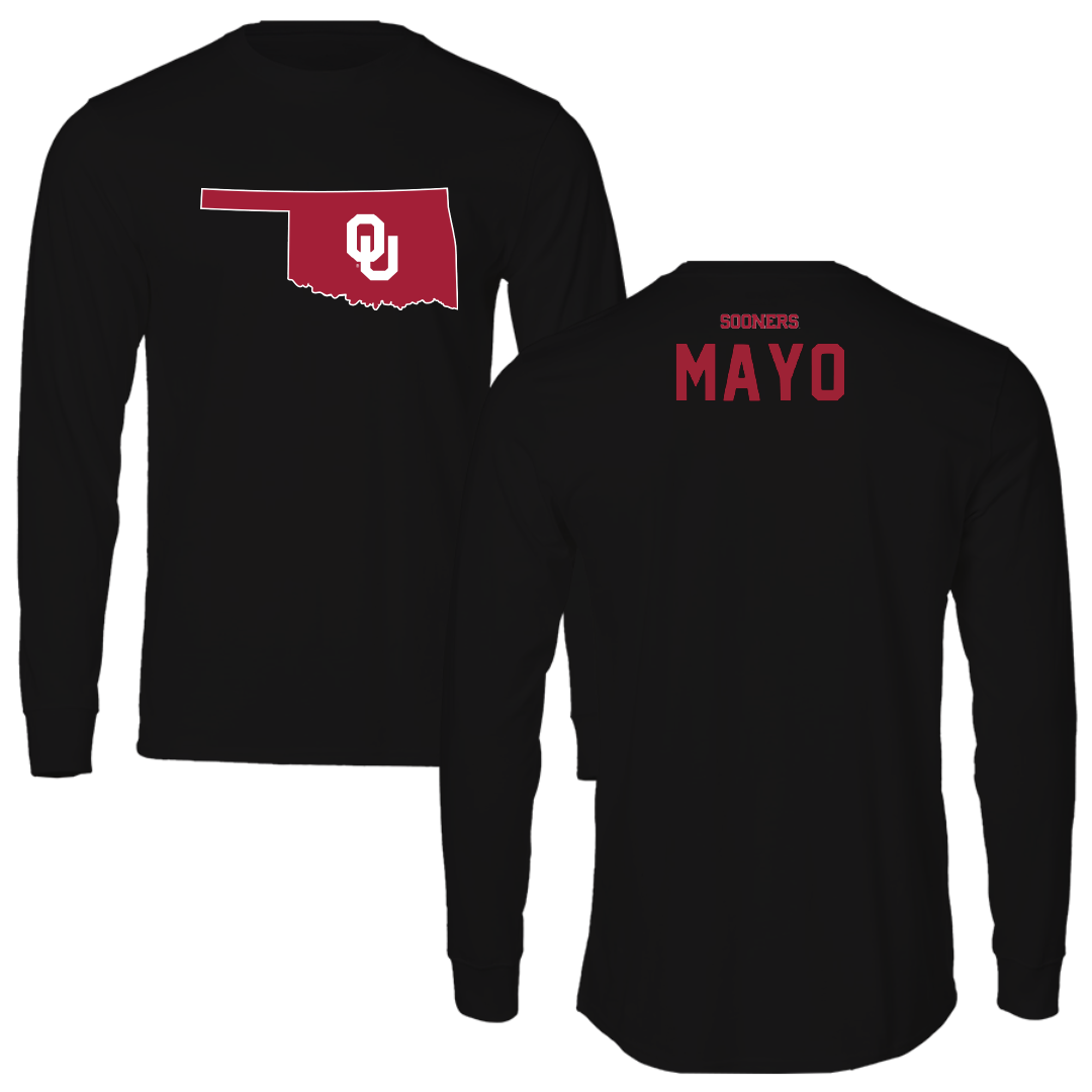 University of Oklahoma Golf Black Performance Long Sleeve - Gracie Mayo