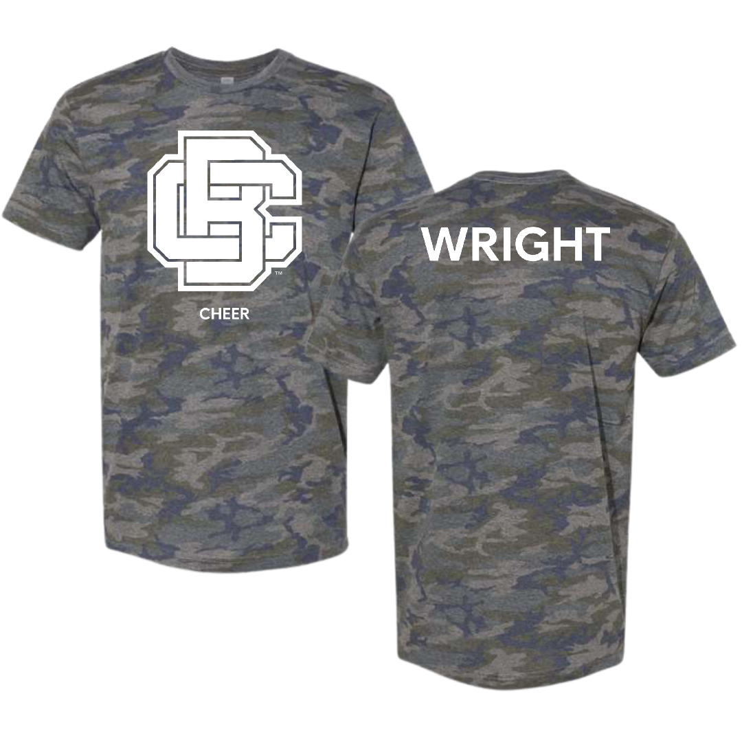 Bethune-Cookman University Cheer Vintage Camo Tee - Amaris Wright