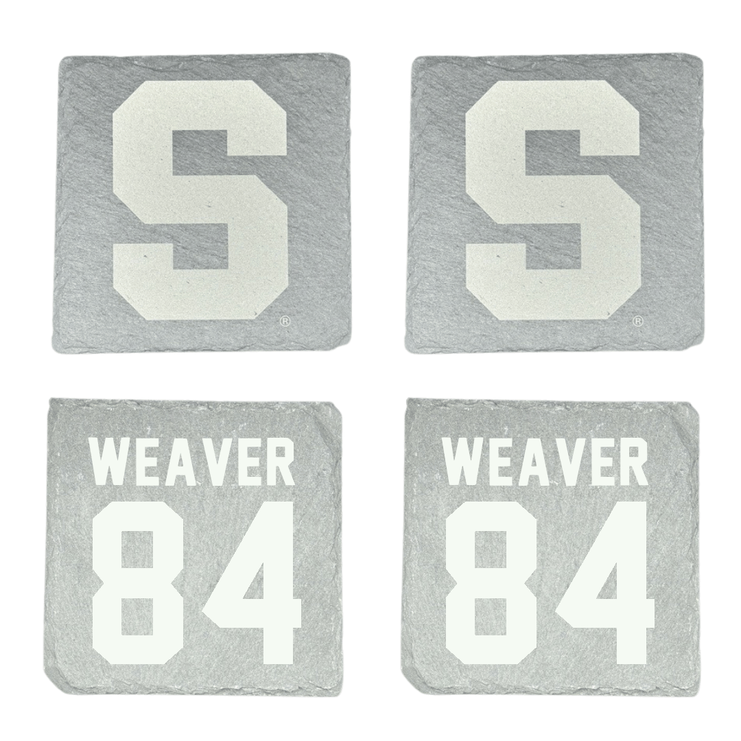 Syracuse University Football Stone Coaster (4 Pack)  - #84 Cole Weaver