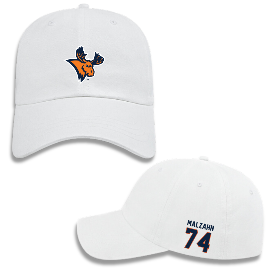 Utica University Football White Hat - #74 Michael Malzahn
