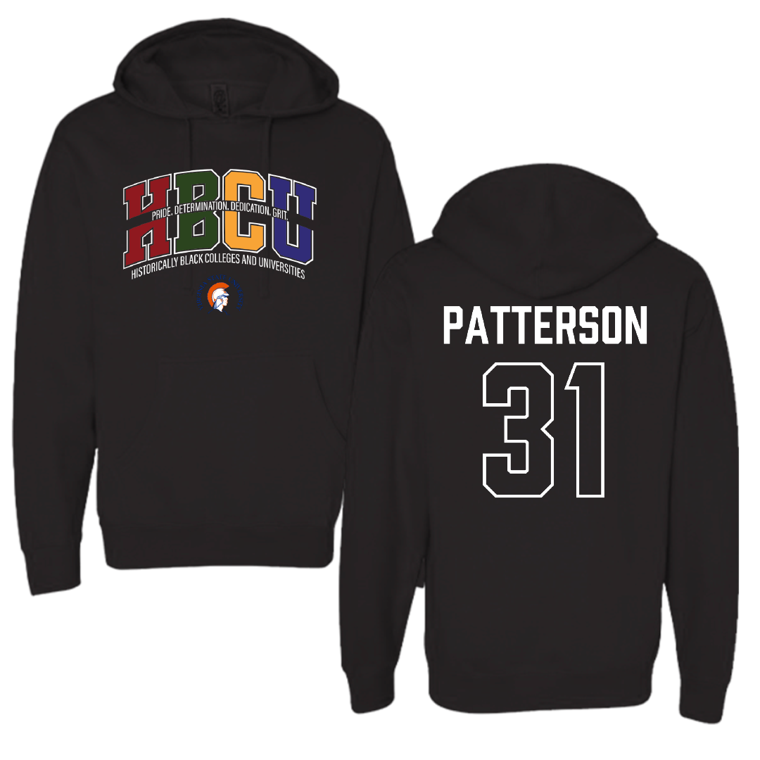Virginia State University Lacrosse (M) Black HBCU Hoodie - #31 Brandon Patterson