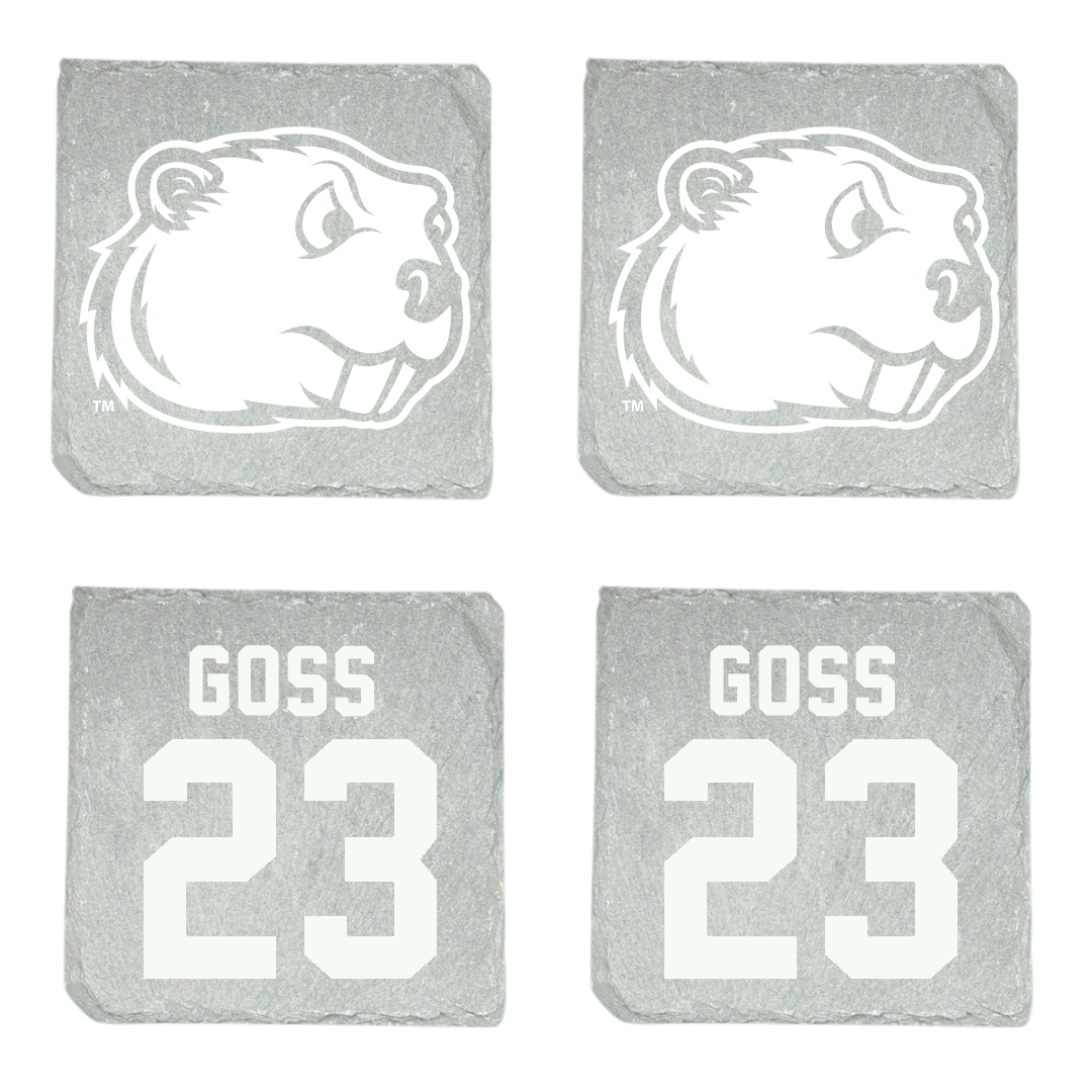 Minot State University Basketball Stone Coaster (4 Pack)  - #23 Taylor Goss