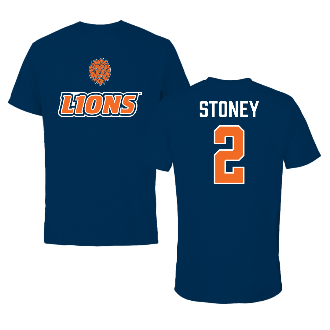 Lincoln University (Pennsylvania) Baseball Navy General Tee - #2 Sean Stoney
