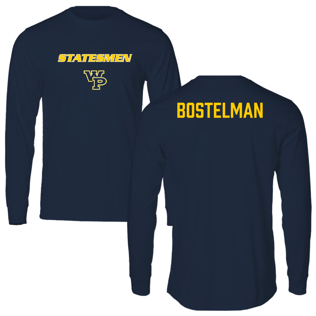 William Penn University Wrestling (W) Navy Performance Long Sleeve - Kendall Bostelman