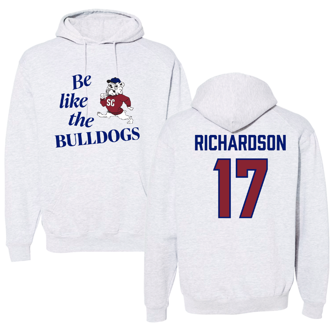 South Carolina State University Football Light Gray Be Like Us Hoodie - #17 Malik Richardson