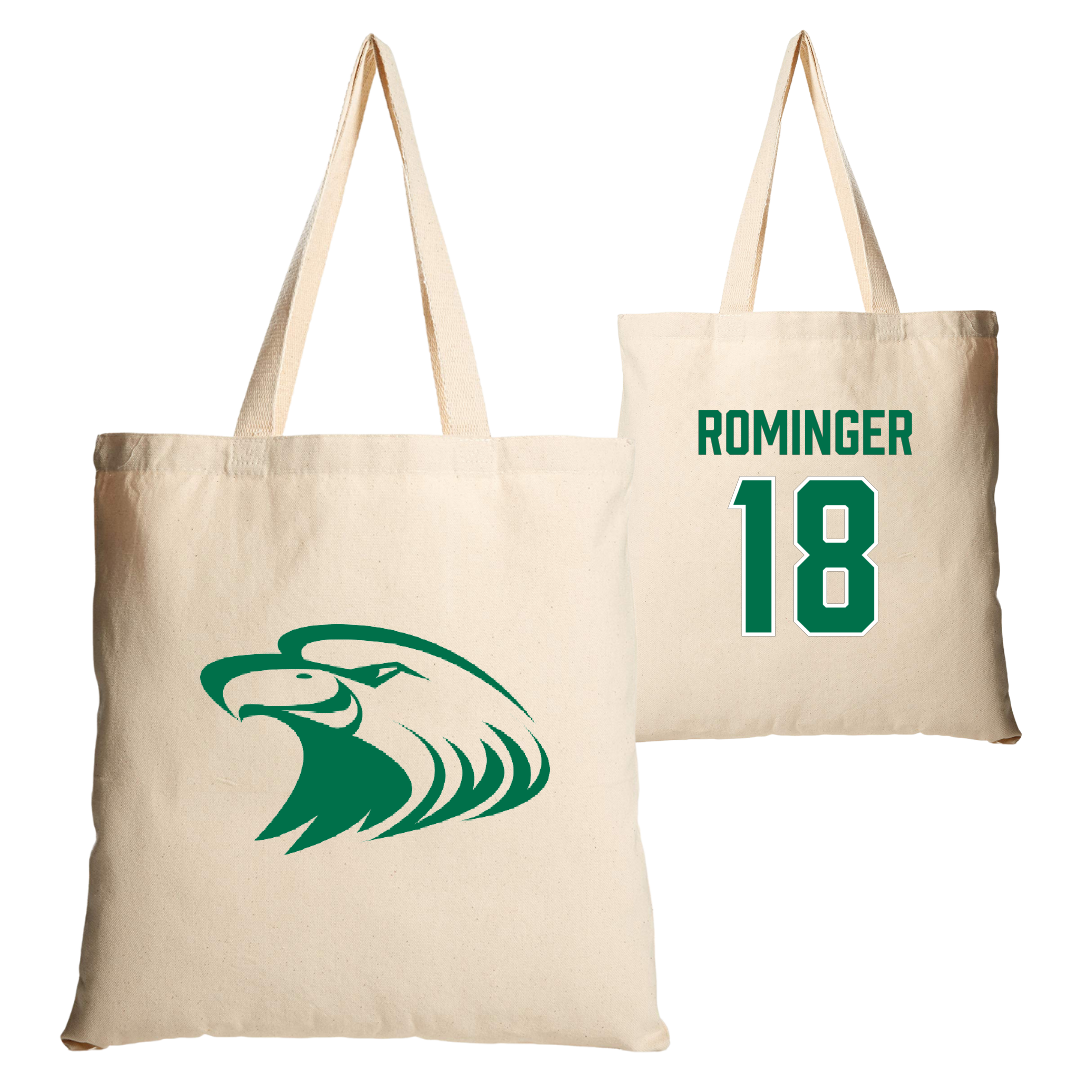 Central Methodist University Softball Tan Canvas Tote Bag - #18 Kori Rominger