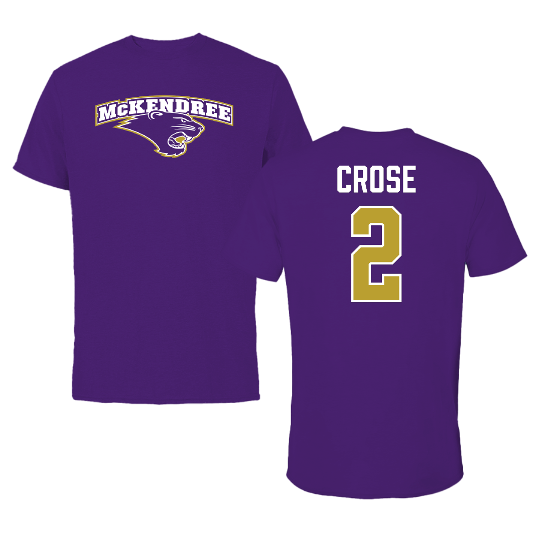 McKendree University Volleyball (W) Purple Tee - #2 Brielle Crose
