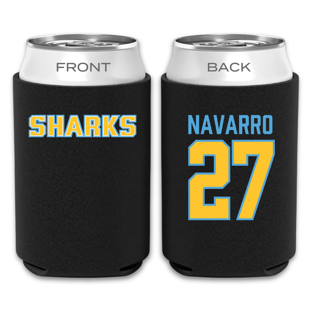 Long Island University Baseball Black Can Cooler - #27 JC Navarro