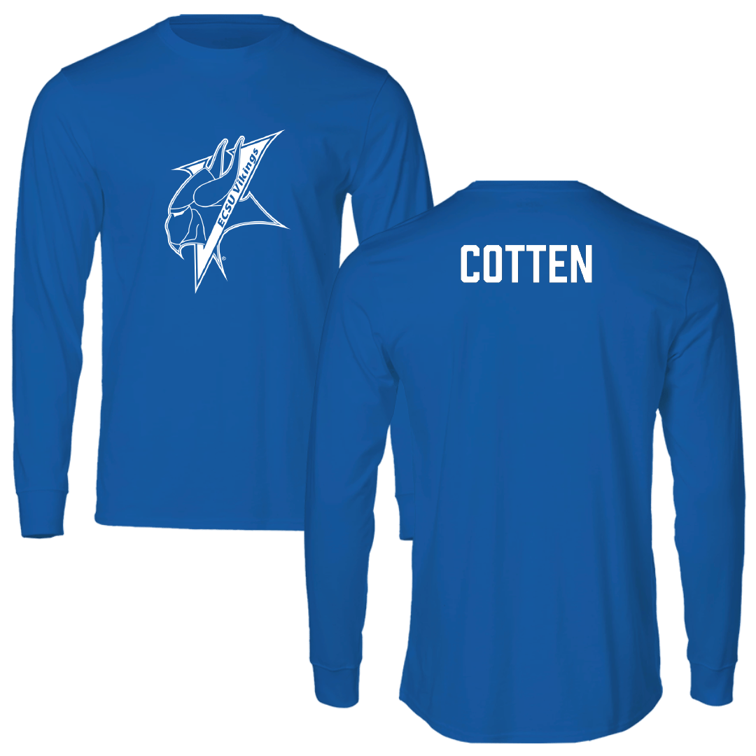 Elizabeth City State University Band Blue Long Sleeve - Tia Cotten