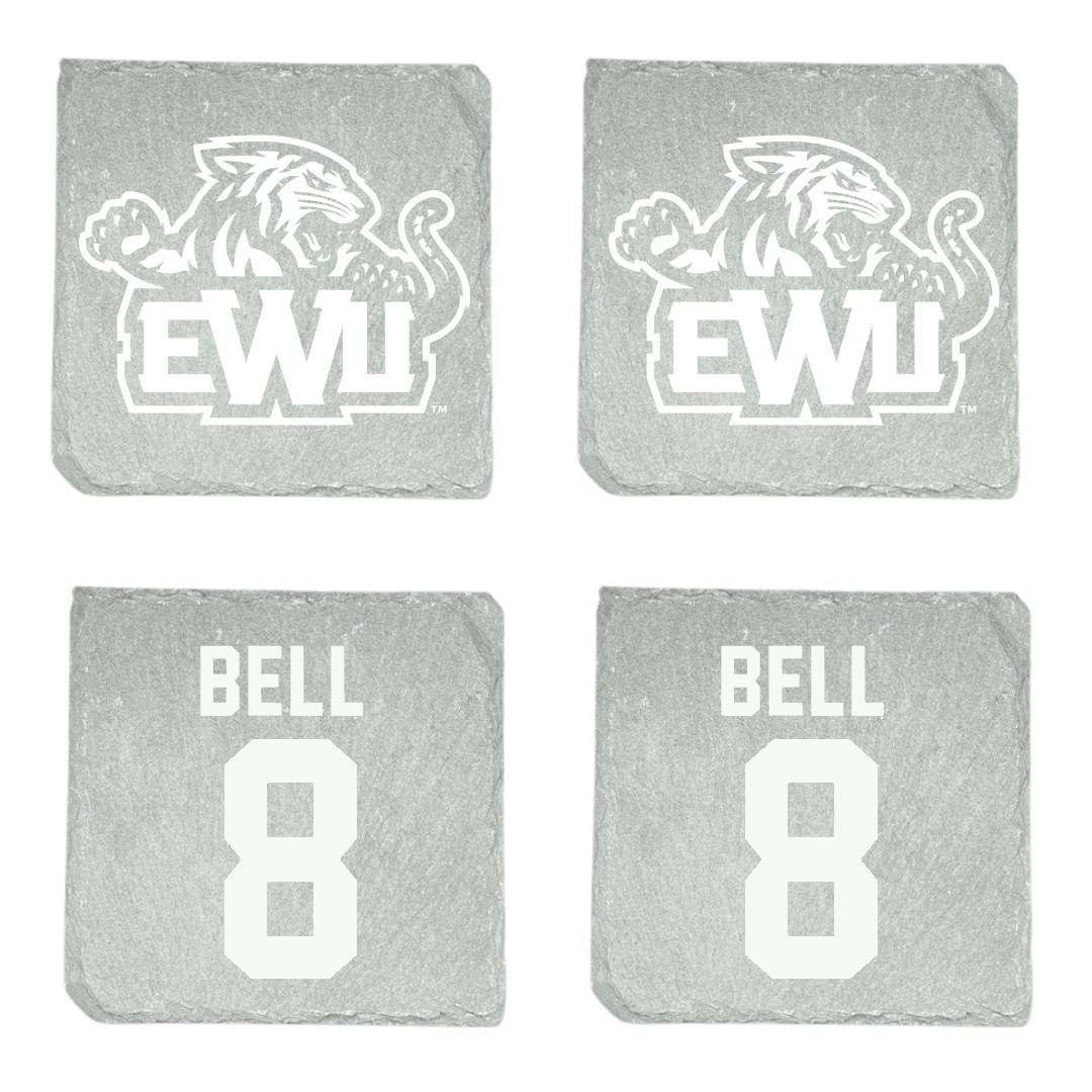 Edward Waters University Baseball Stone Coaster (4 Pack)  - #8 Eric Bell