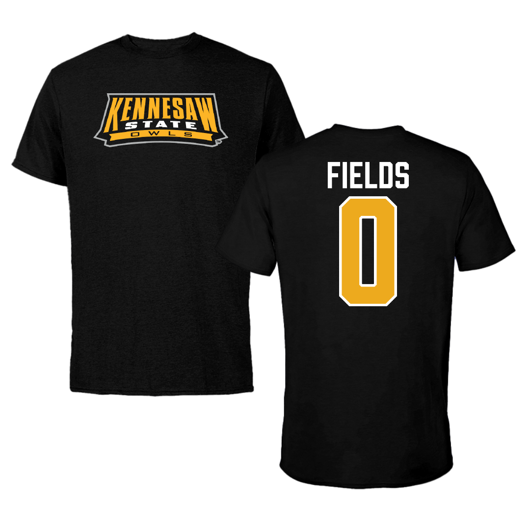 Kennesaw State University Basketball Black Performance Tee - #0 Kailyn Fields