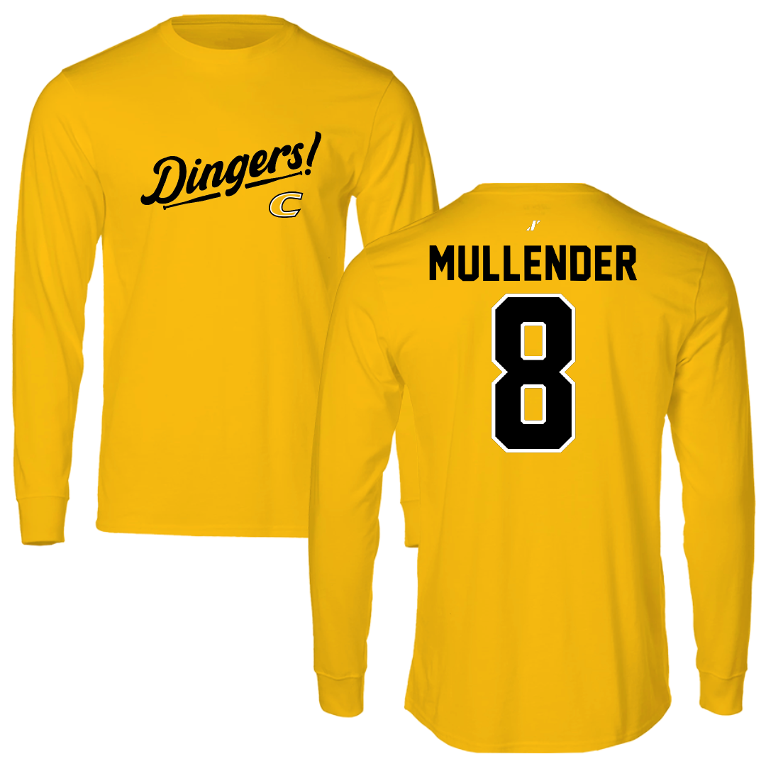 Centre College Softball Gold Dingers Performance Long Sleeve - #8 Madison Mullender