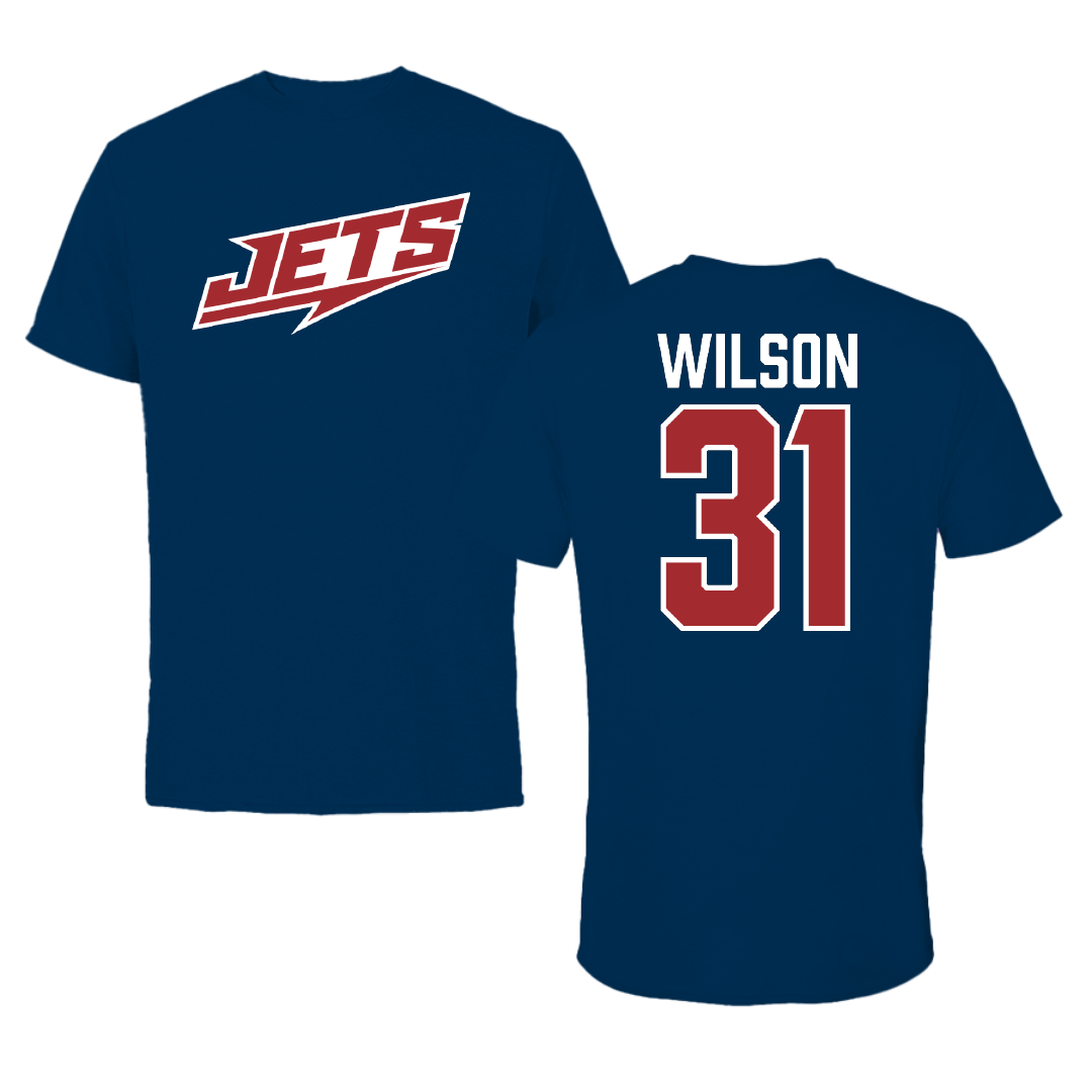 Newman University Soccer Navy Performance Tee - #31 Katy Wilson