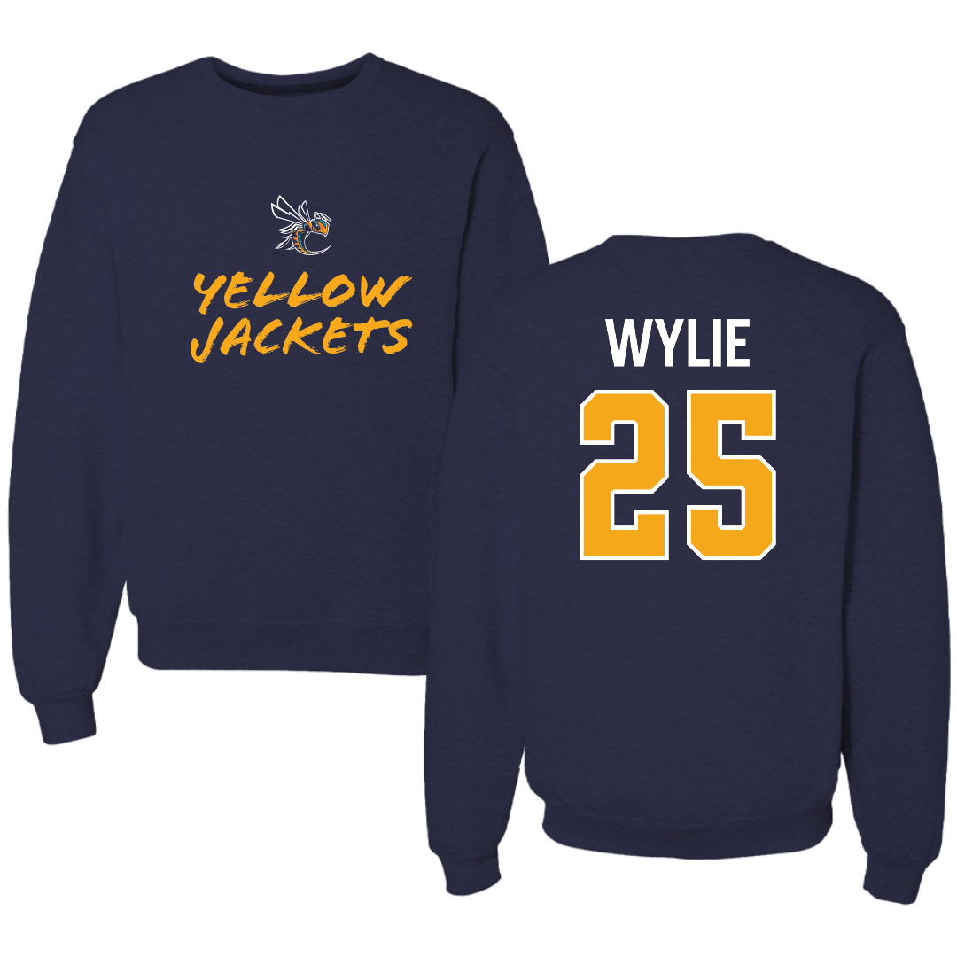 Cedarville University Softball Navy General Crewneck - #25 Emma Wylie