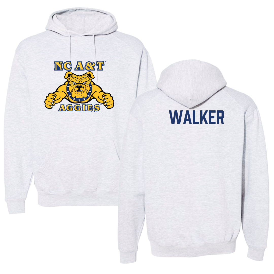 North Carolina A&T State University Golf Gray Hoodie - Drew Walker
