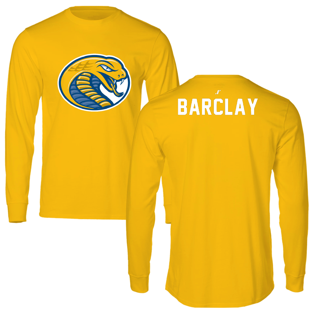 Coker University Golf Gold Performance Long Sleeve - Maximilian Barclay