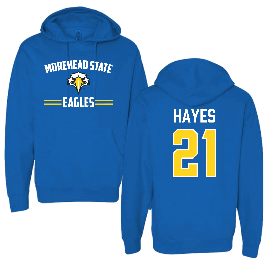 Morehead State University Baseball Blue General Hoodie - #21 Luke Hayes