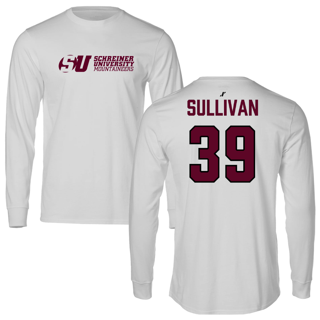 Schreiner University Baseball Light Gray Long Sleeve - #39 Ethan Sullivan