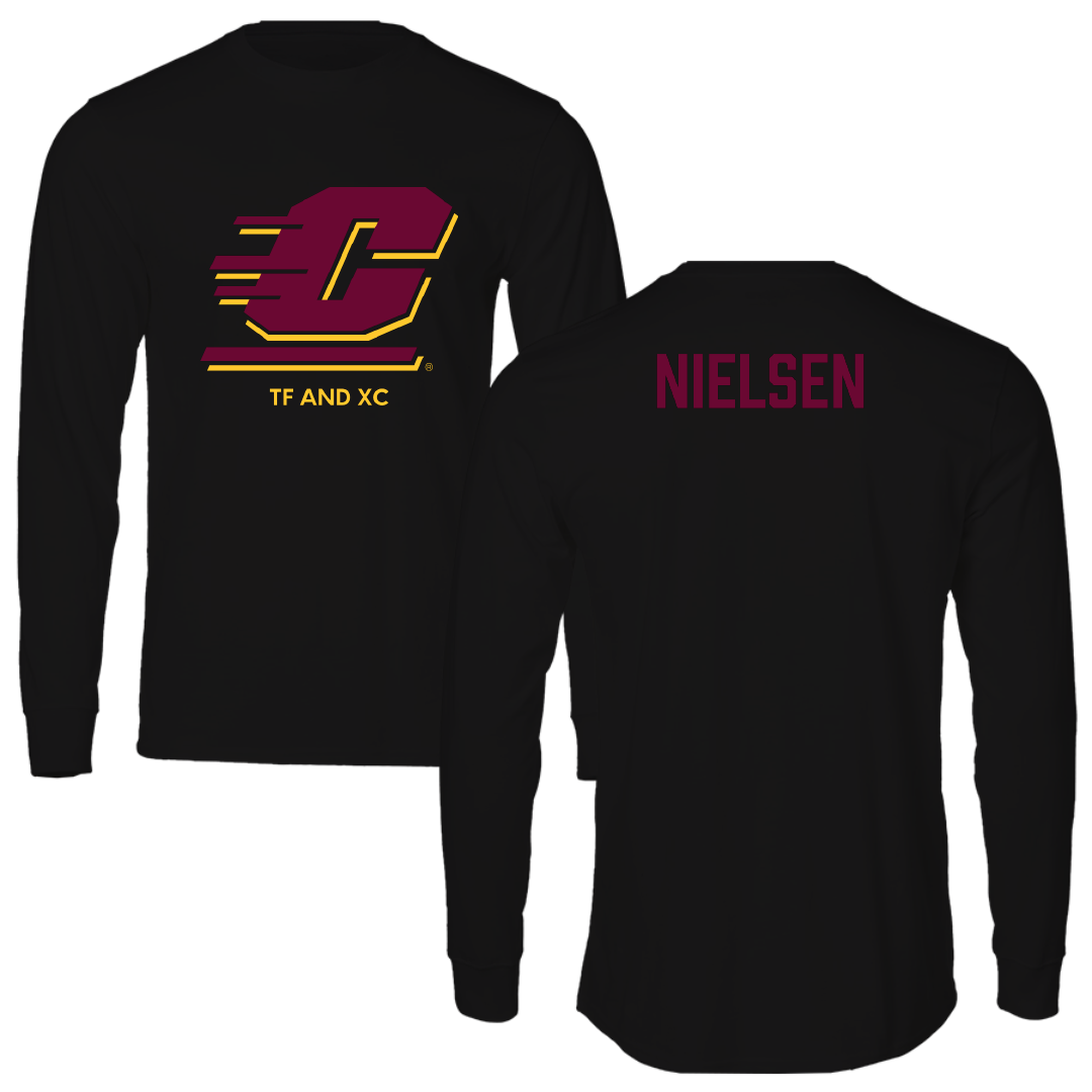Central Michigan University TF and XC Black Long Sleeve - Riley Nielsen