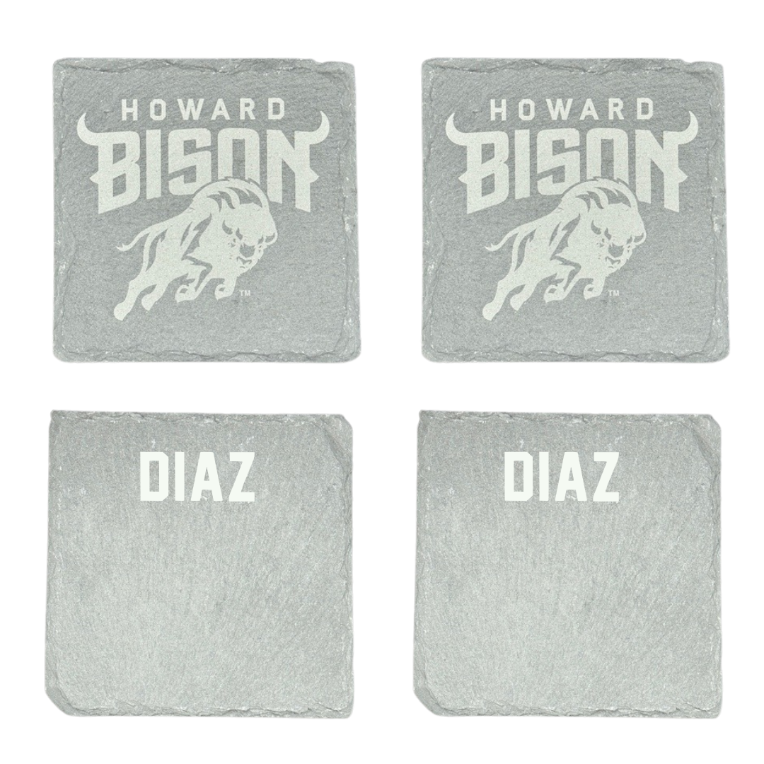 Howard University Swimming & Diving Stone Coaster (4 Pack)  - Adam Diaz
