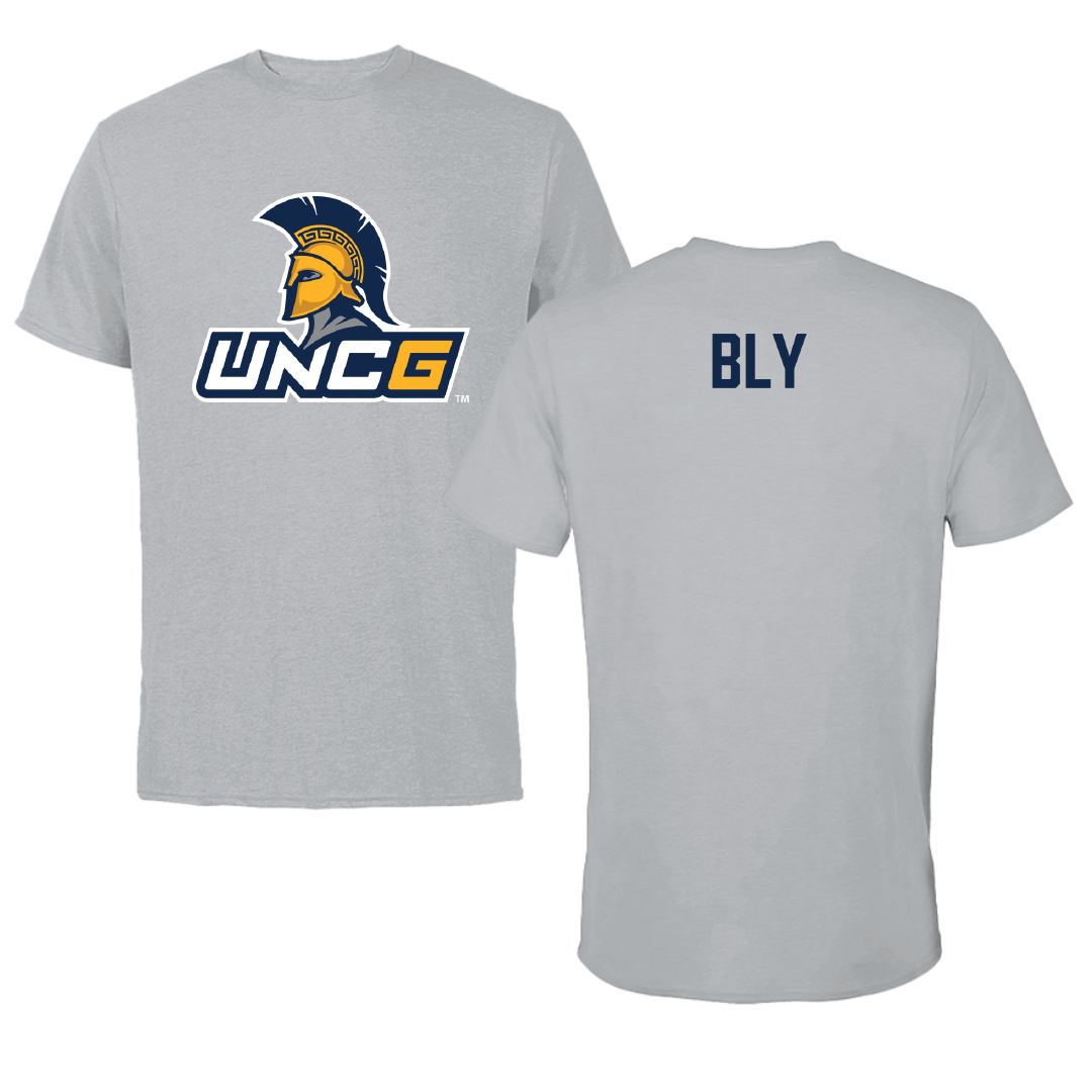 UNC Greensboro Tennis (W) Sport Gray Tee - Sydney Bly