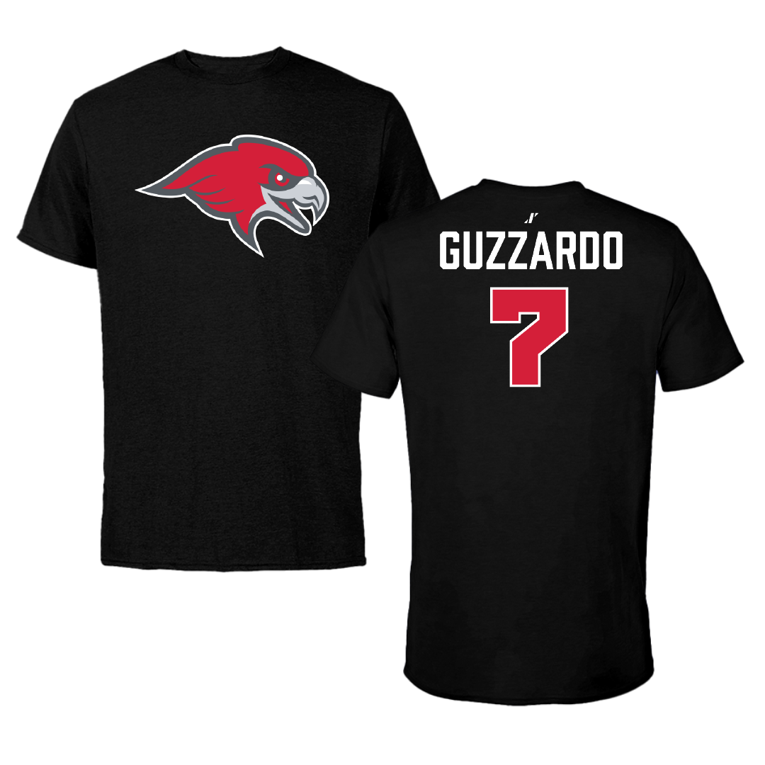 Montclair State University Soccer (W) Black Tee - #7 Carly Guzzardo