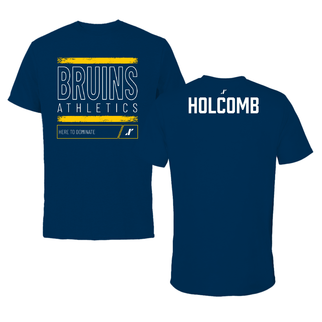 Carolina University TF and XC Navy Dominate Performance Tee - Noah Holcomb