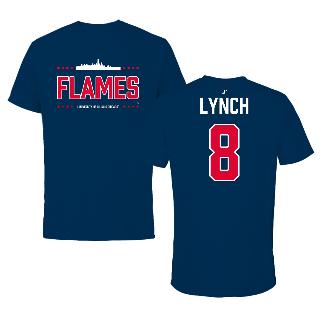 UIC Softball Navy General Tee - #8 Giovanna Lynch