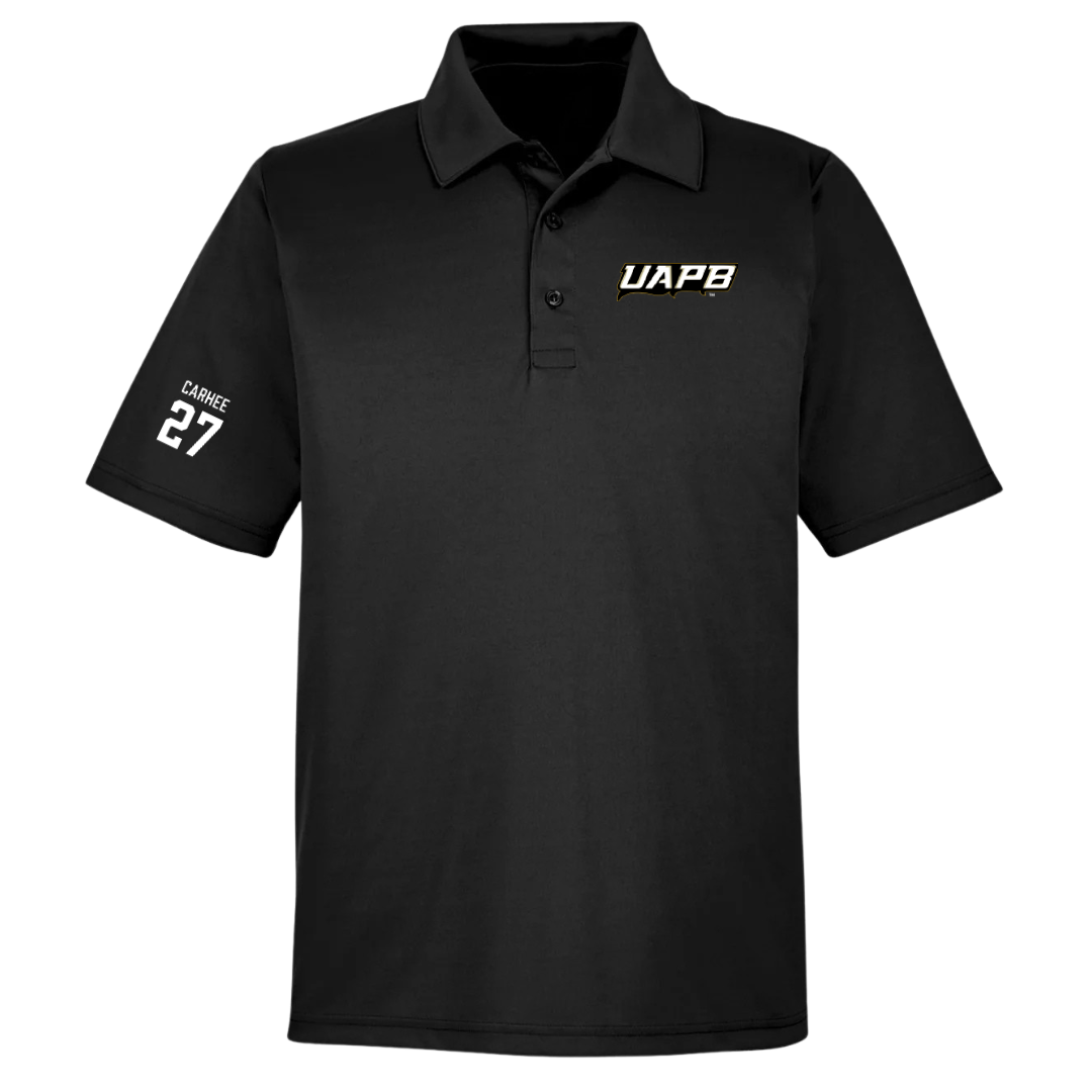 University of Arkansas-Pine Bluff Softball Black Polo - #27 Jada Carhee