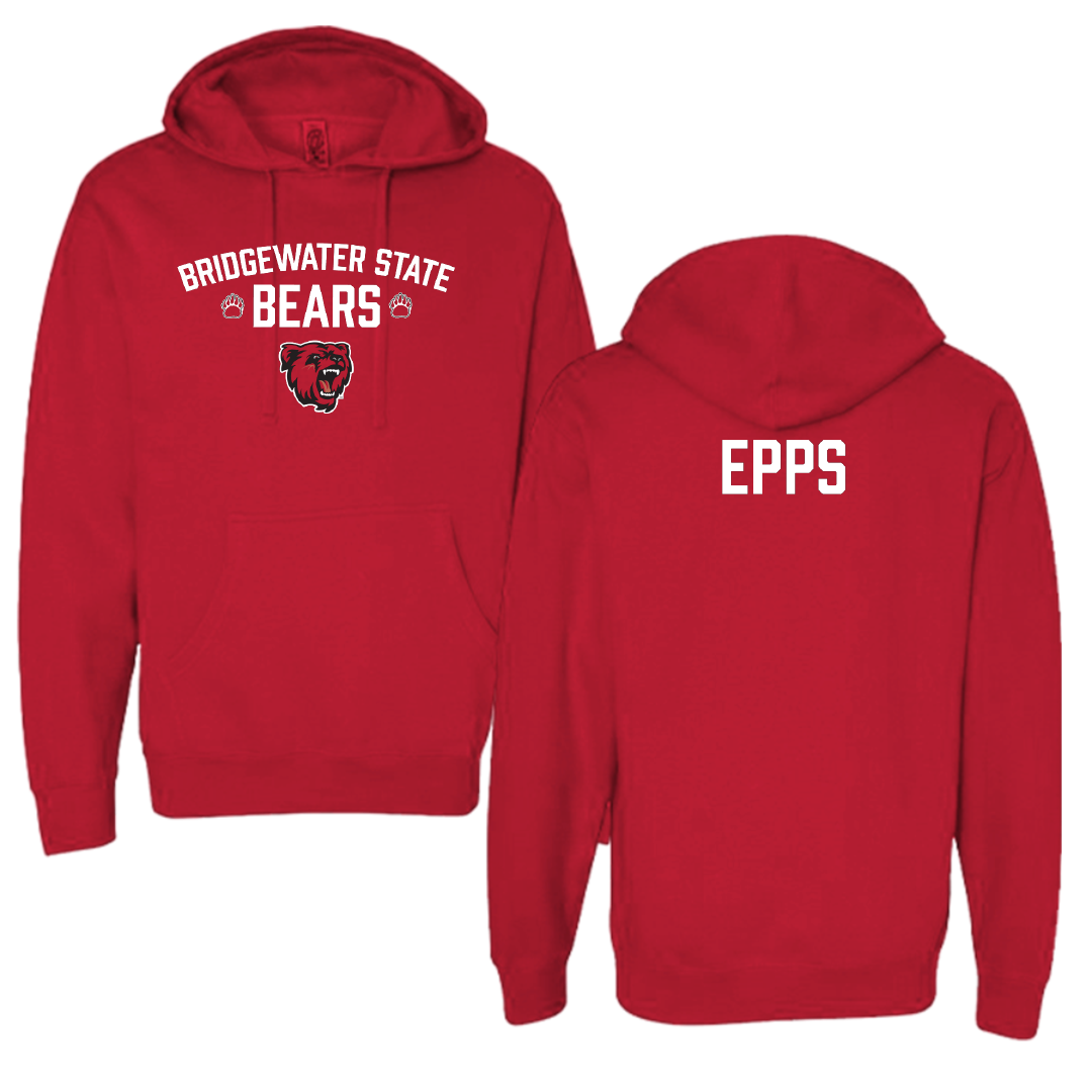 Bridgewater State University TF and XC Red General Hoodie - Javon Epps