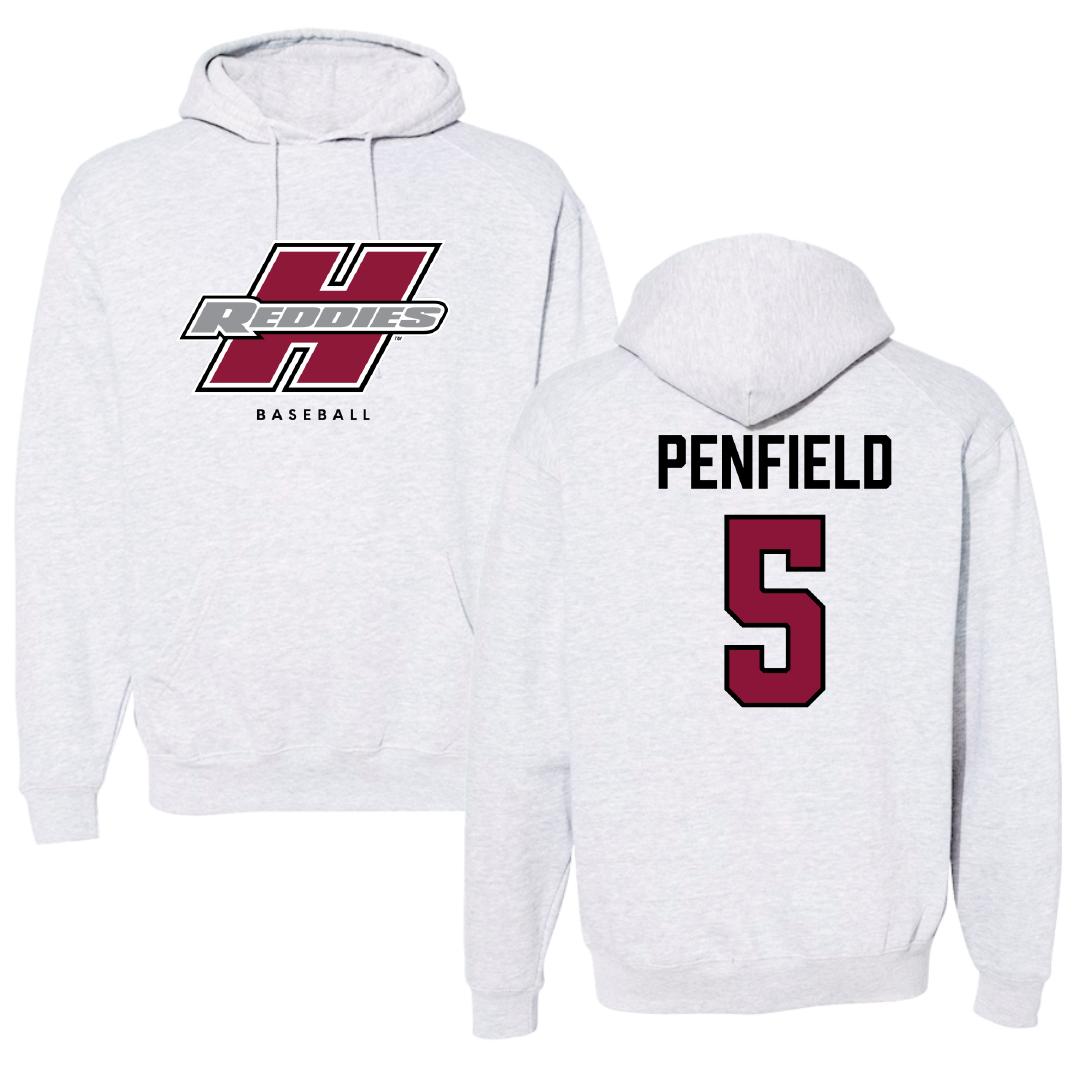 Henderson State University Baseball Gray Hoodie - #5 Hank Penfield