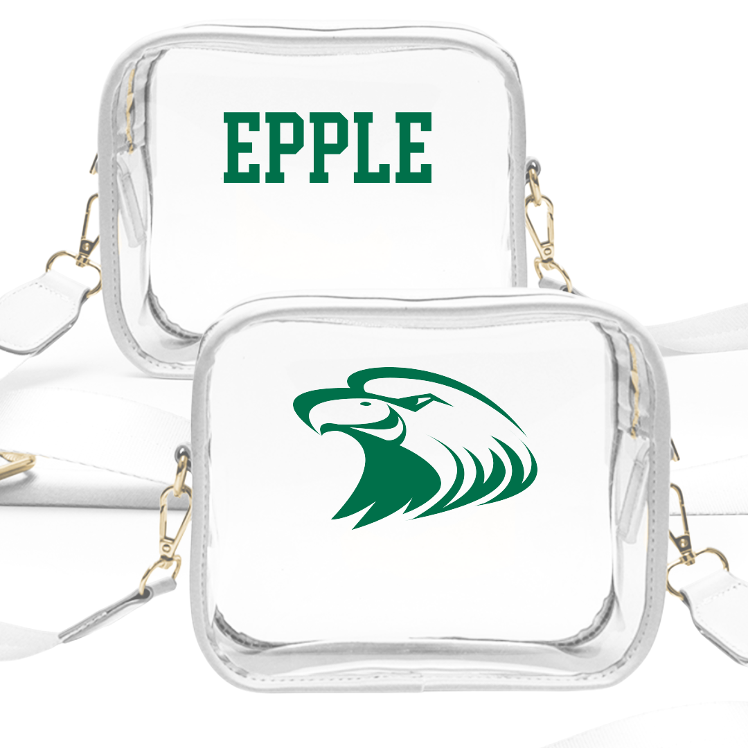 Central Methodist University Football White Clear Stadium Bag - Carter Epple