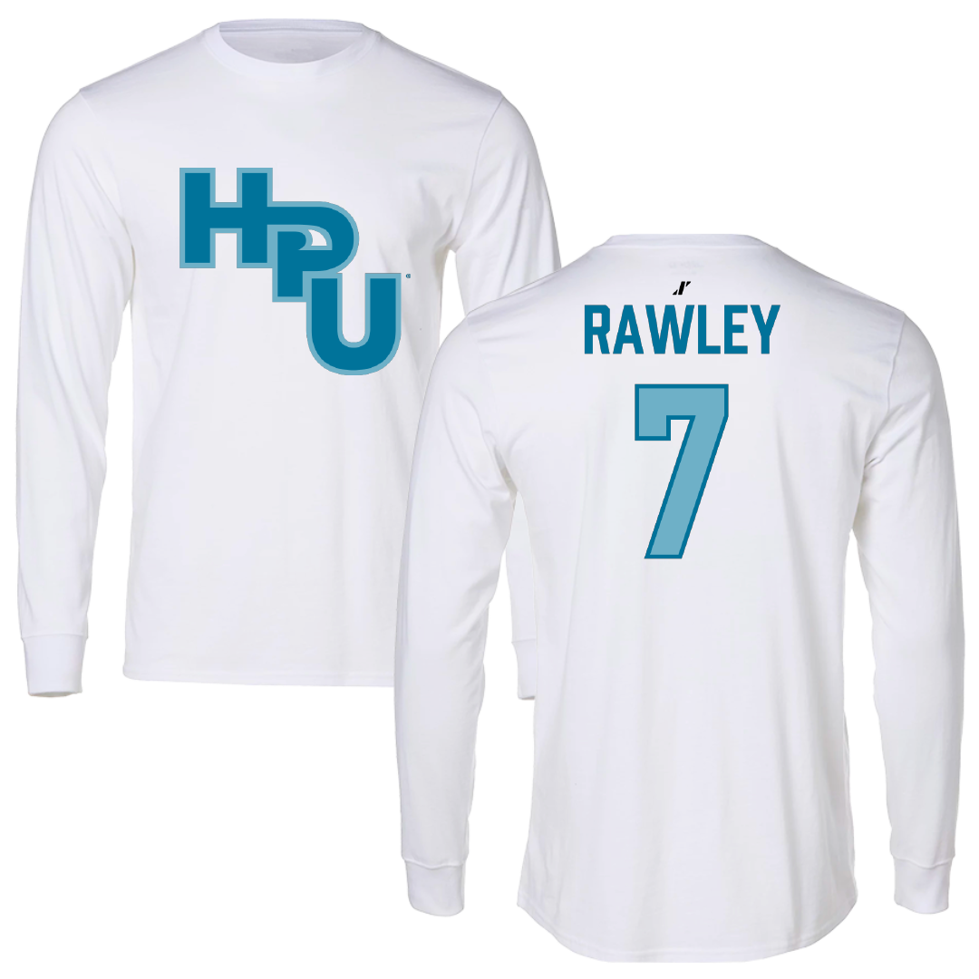 Hawaii Pacific University Soccer White Long Sleeve - #7 McKenna Rawley