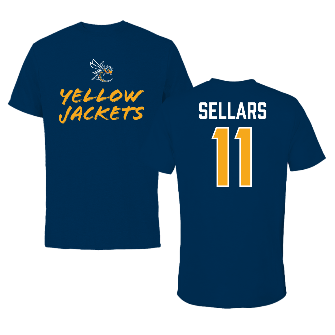 Cedarville University Basketball (W) Navy General Tee - #11 Ella Sellars