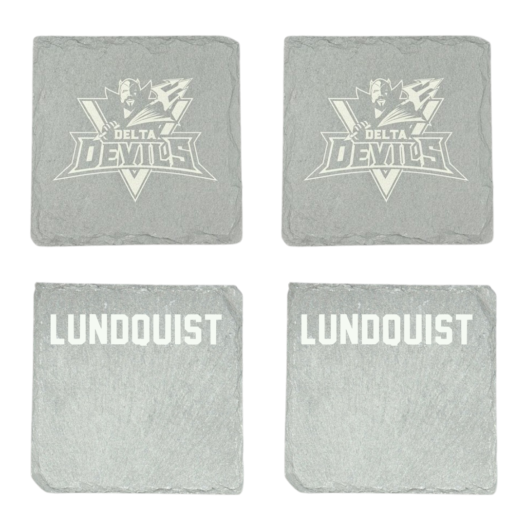 Mississippi Valley State University Baseball Stone Coaster (4 Pack)  - Aiden Lundquist