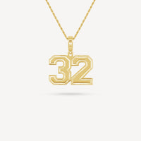 Gold Presidents Pendant and Chain - #32 Keegan Batka