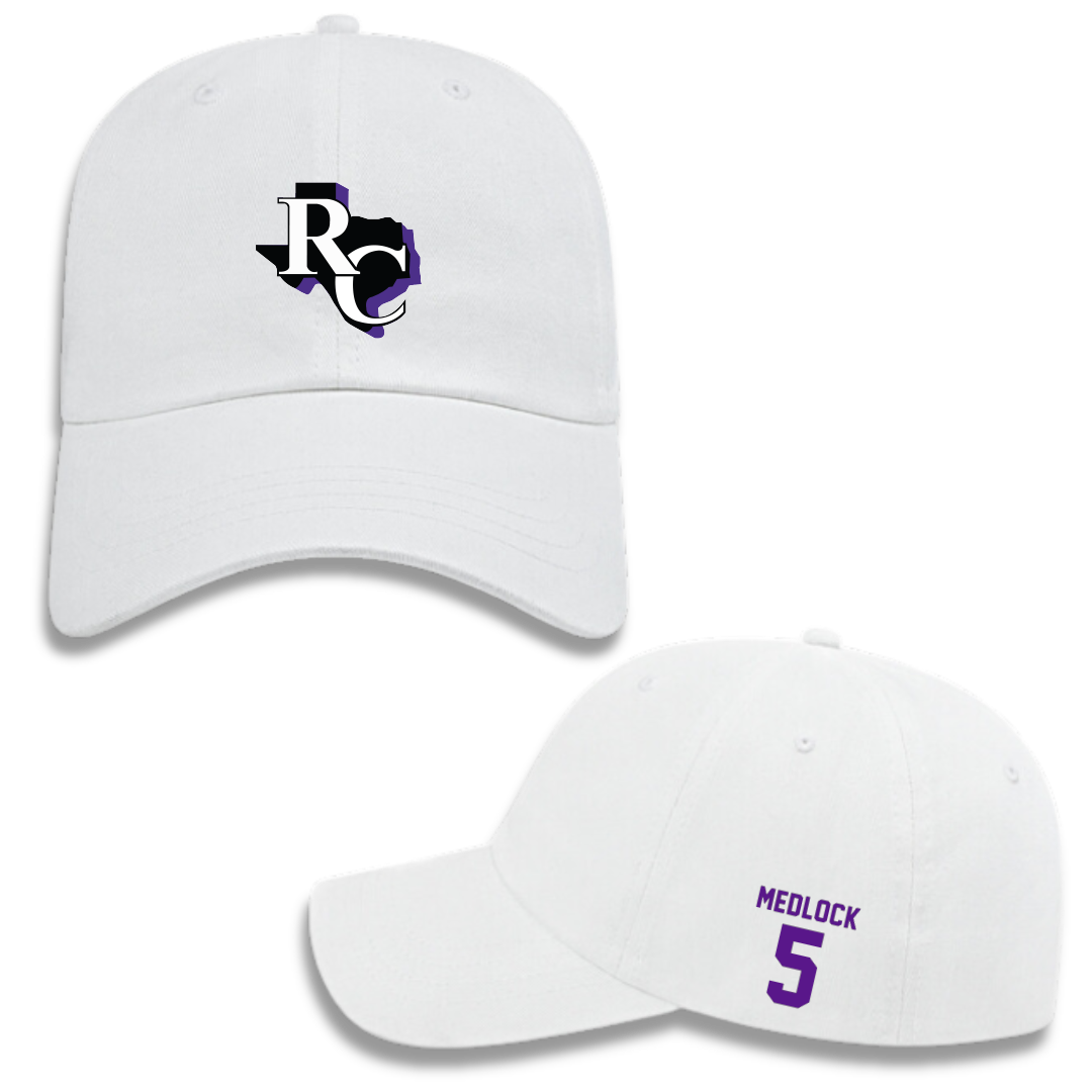 Ranger College Basketball (M) White Hat - #5 Anthony Medlock