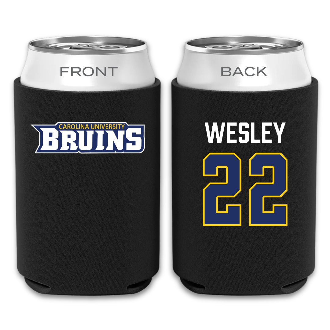 Carolina University Baseball Black Can Cooler - #22 Nathan Wesley