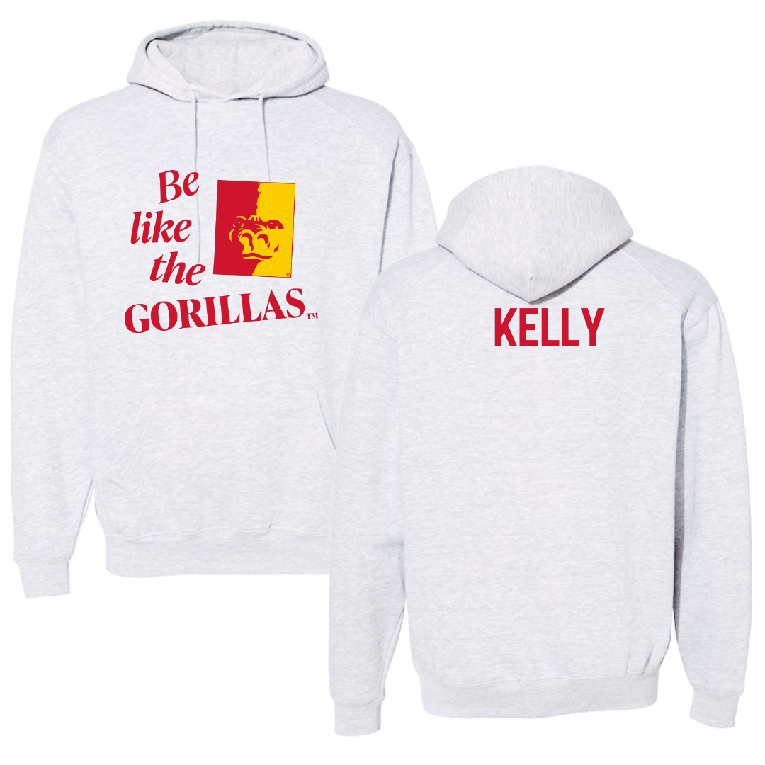 Pittsburg State University TF and XC Light Gray Be Like Us Hoodie - Jeremiah Kelly