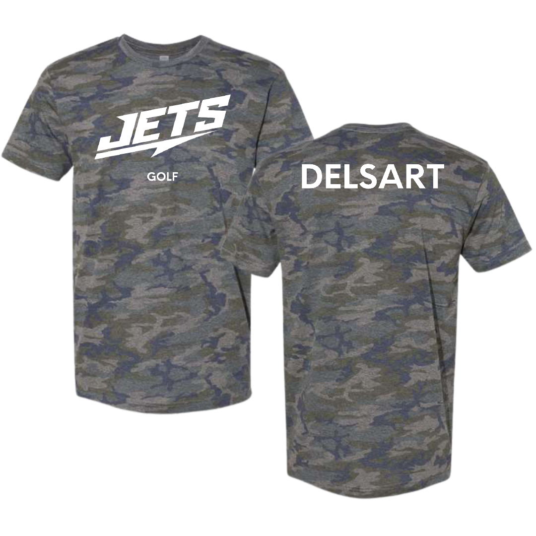 Newman University Golf (M) Vintage Camo Tee - Grant Delsart