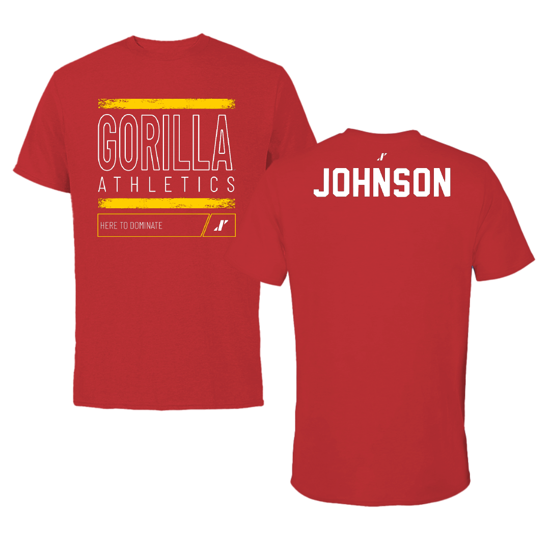 Pittsburg State University TF and XC Red Dominate Performance Tee - Yasmine Johnson