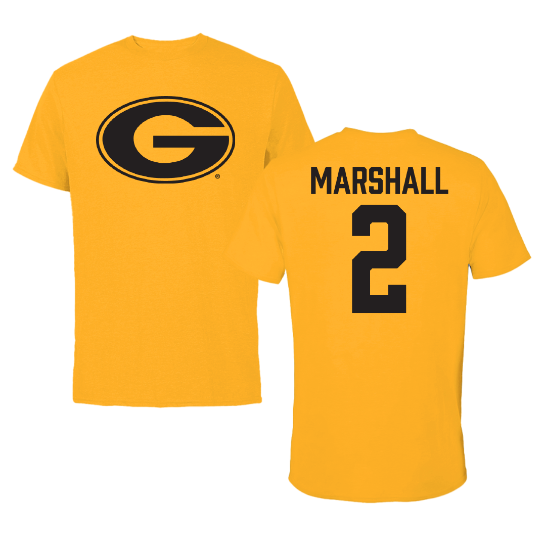 Grambling State University Football Gold Performance Tee - #2 Patrick Marshall