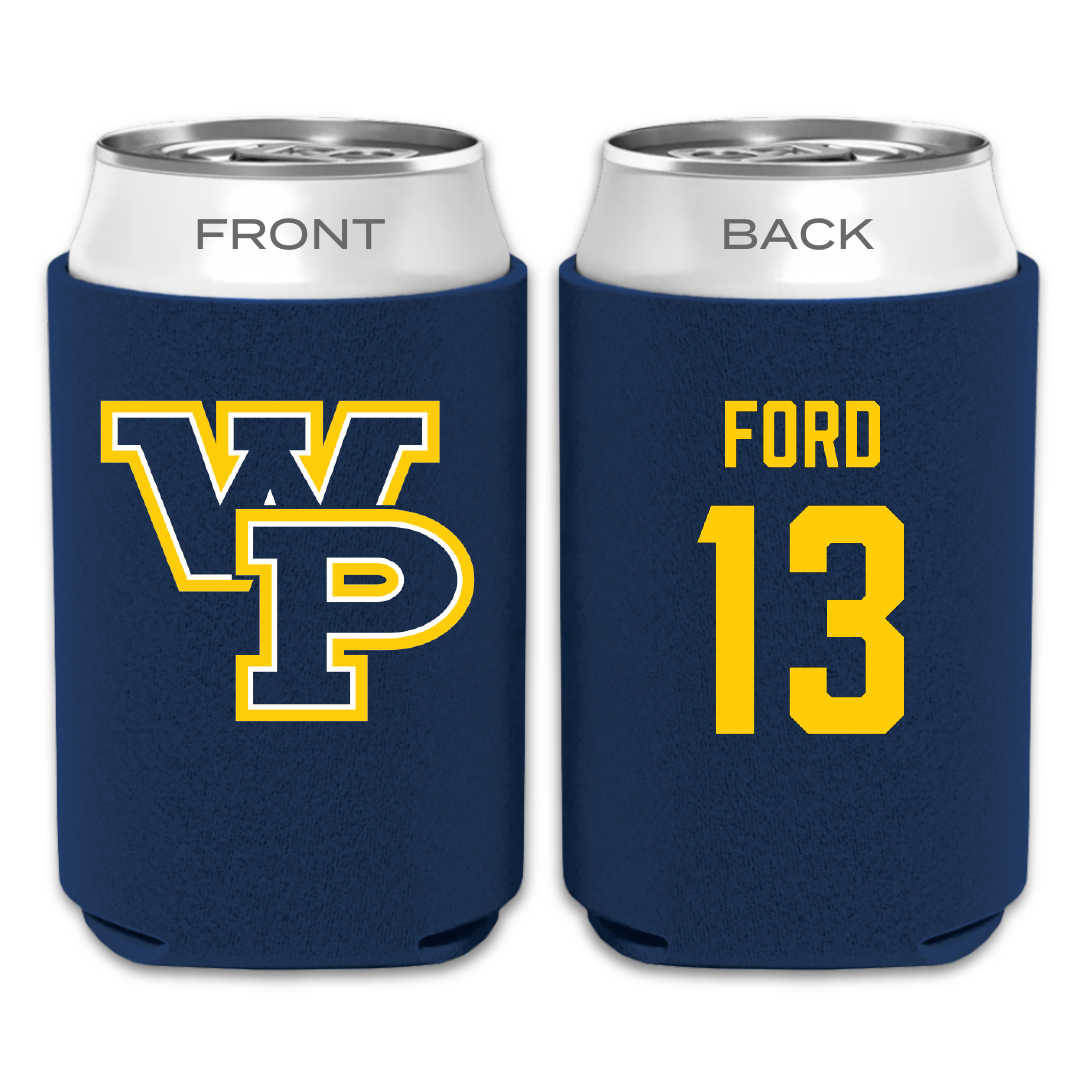 William Penn University Lacrosse (M) Navy Can Cooler - #13 Carter Ford