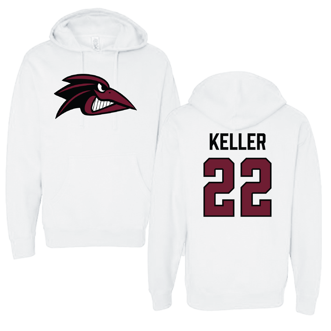 Franklin Pierce University Lacrosse (W) White Hoodie - #22 Cece Keller