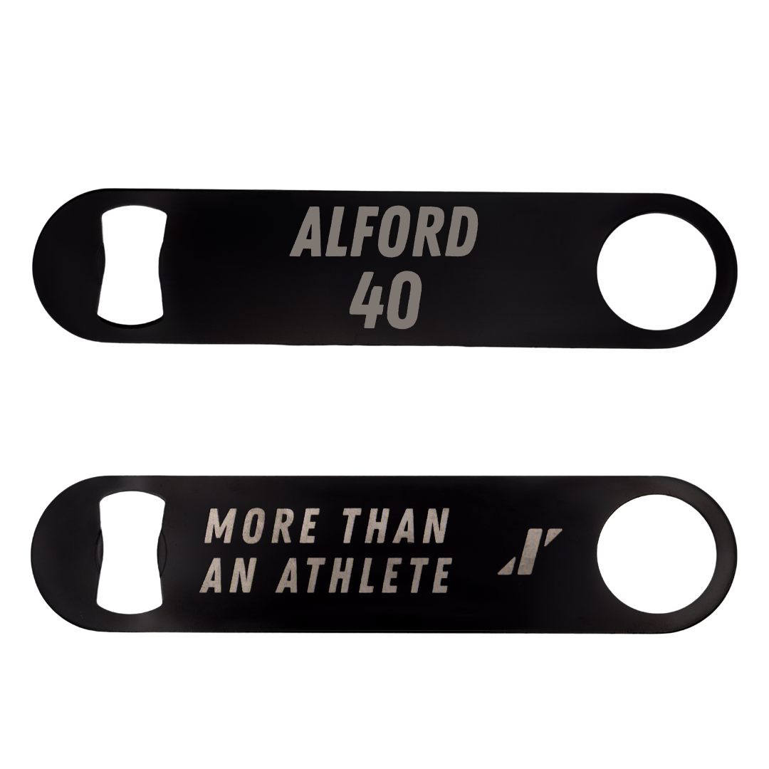 Coker University Baseball Black Bottle Opener - #40 Luke Alford