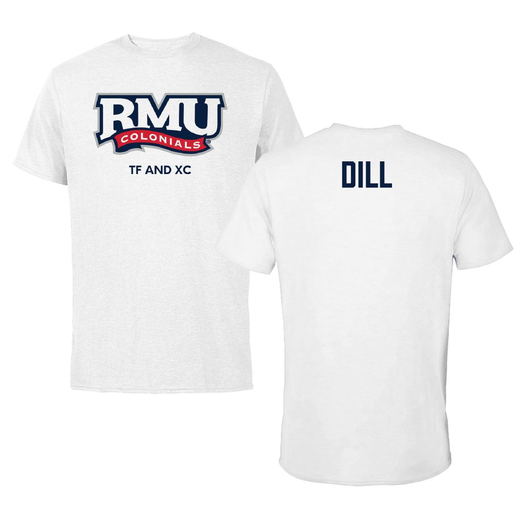 Robert Morris University TF and XC White Tee - Julia Dill